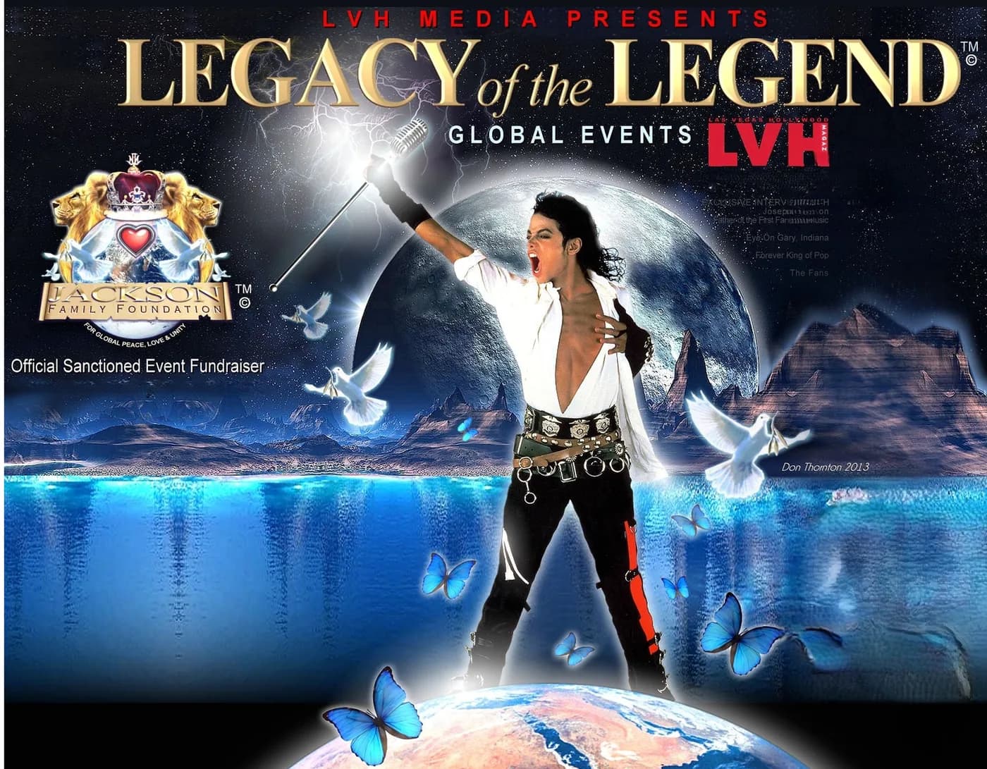 Legacy of the Legend — Global Events. Official sanctioned event fundraiser.